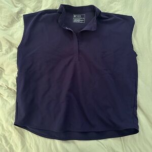 Purple figs scrub top